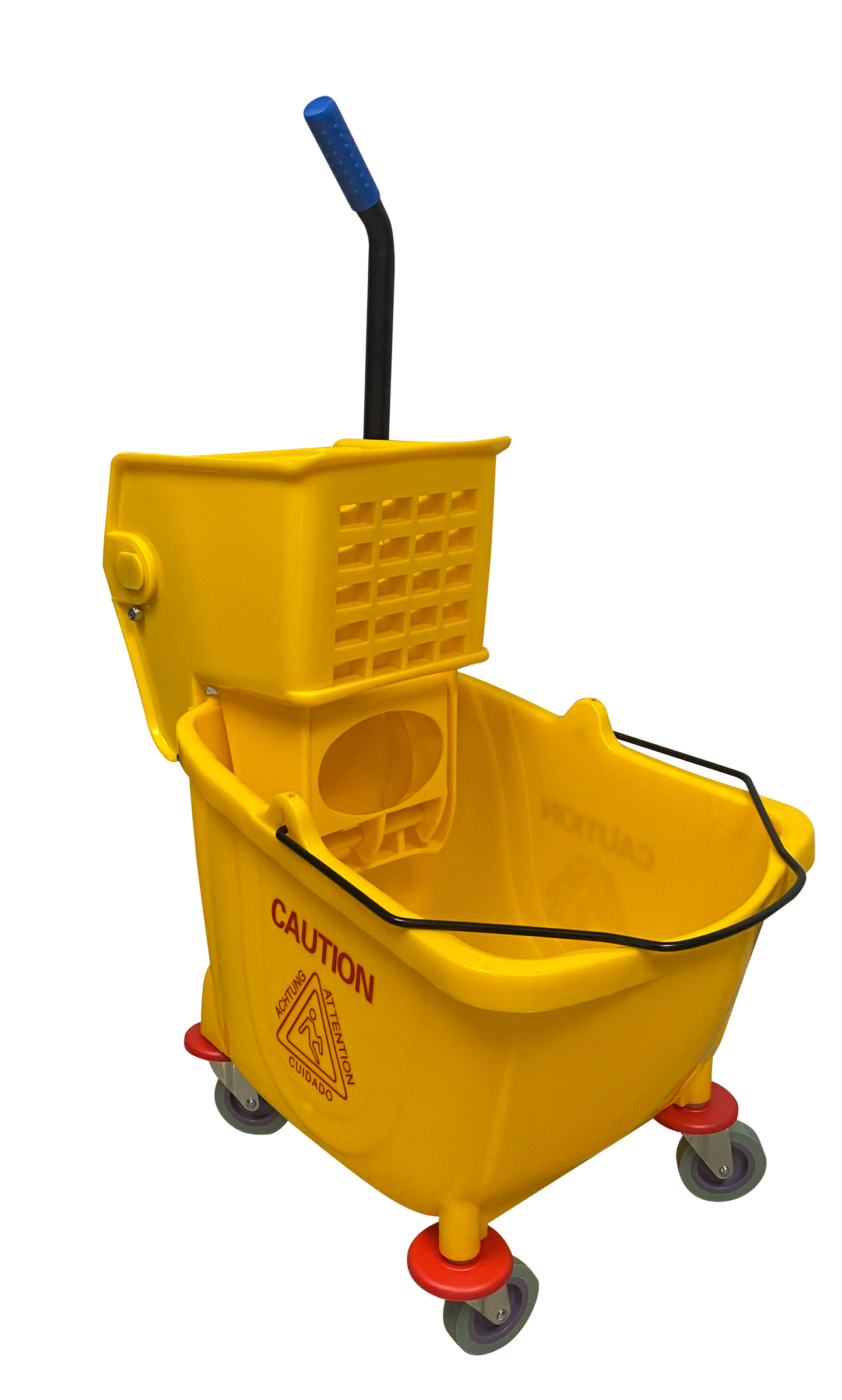 Performance Plus Side & Press Wringer & Mop Bucket 36qt Yellow Combo 45 Degree Bend 1 / ea